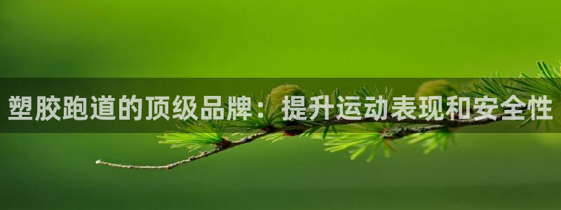 谈球吧app在哪里下载：塑胶跑道的顶级品牌：提升运动