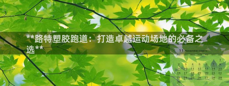 谈球吧被黑不给提现：**路特塑胶跑道：打造卓越运动场地的必备之
选**