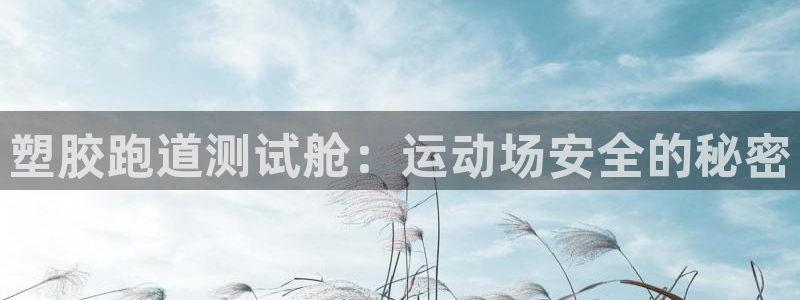 谈球吧登录地址：塑胶跑道测试舱：运动场安全的秘密
