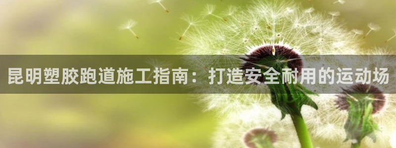 谈球吧体育：昆明塑胶跑道施工指南：打造安全耐用的运动