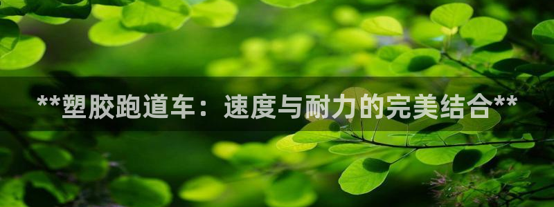 谈球吧体育首页综合登陆：**塑胶跑道车：速度与耐力的