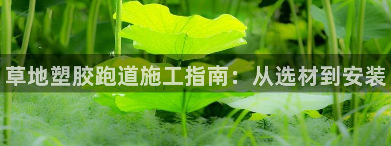 谈球吧体育首页综合登陆：草地塑胶跑道施工指南：从选材