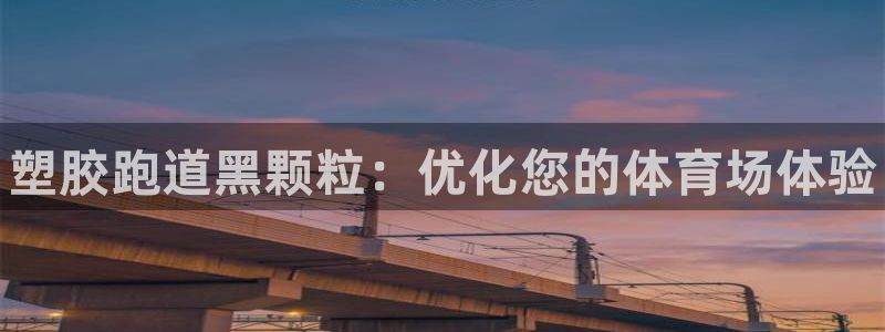 谈球吧言网入口：塑胶跑道黑颗粒：优化您的体育场体验