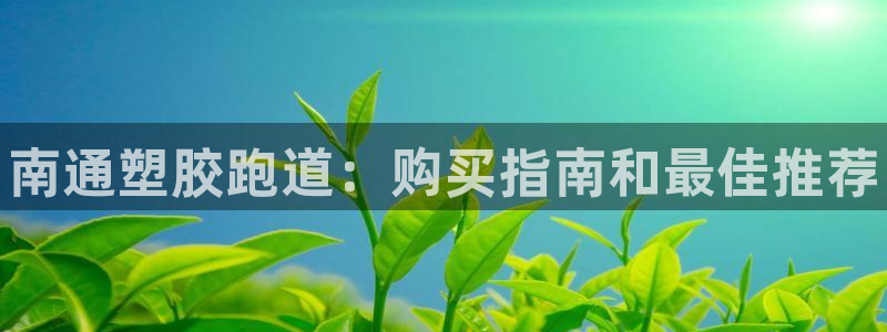 谈球吧-体育赛事：南通塑胶跑道：购买指南和最佳推荐